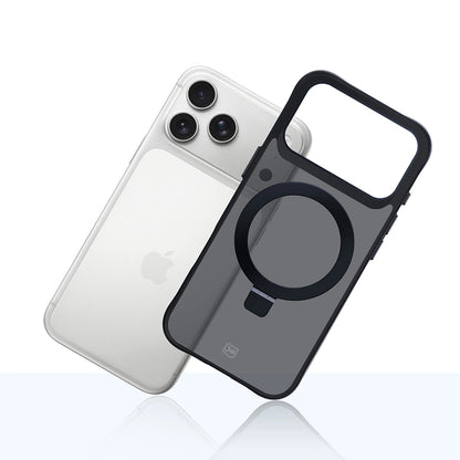 Husa pentru Apple iPhone 17 Pro, 3MK, Smoke MagStand, Neagra