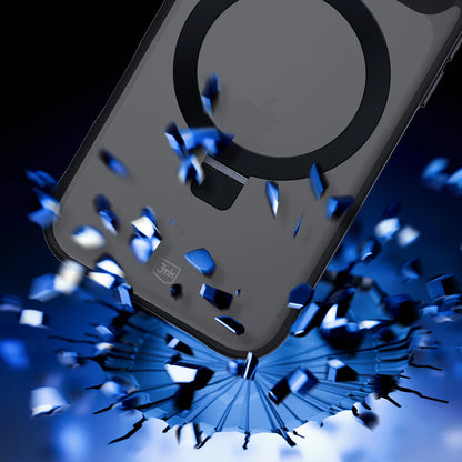 Husa pentru Apple iPhone 17 Pro, 3MK, Smoke MagStand, Neagra