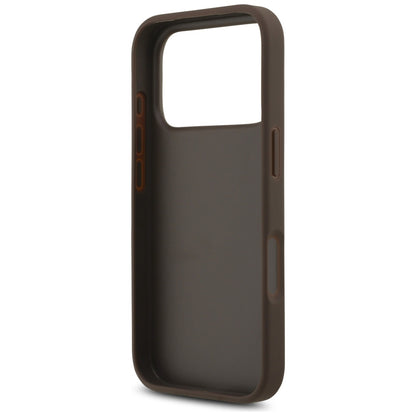 Husa pentru Apple iPhone 17 Pro, Guess, 4G Big Logo, Maro