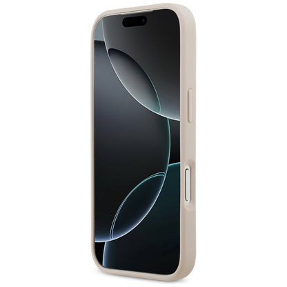 Husa pentru Apple iPhone 17 Pro, Guess, 4G Double Card Triangle, Roz