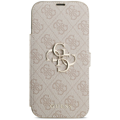 Husa pentru Apple iPhone 17 Pro, Guess, 4G Metal Logo, Roz
