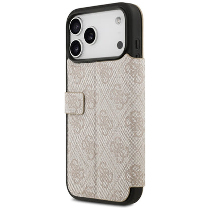 Husa pentru Apple iPhone 17 Pro, Guess, 4G Metal Logo, Roz