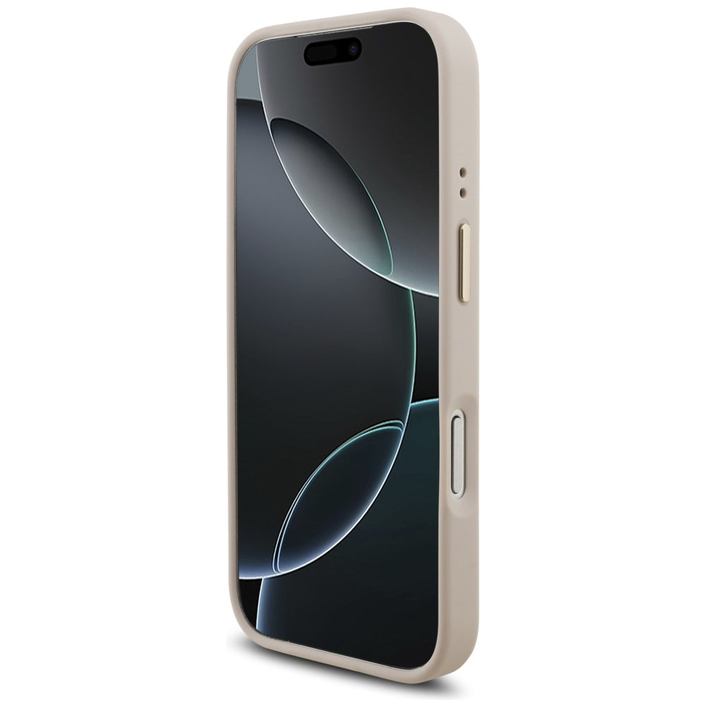 Husa pentru Apple iPhone 17 Pro, Guess, Big 4G Logo Classic, Roz Aurie
