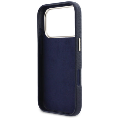 Husa pentru Apple iPhone 17 Pro, Guess, Resin Logo, Albastra