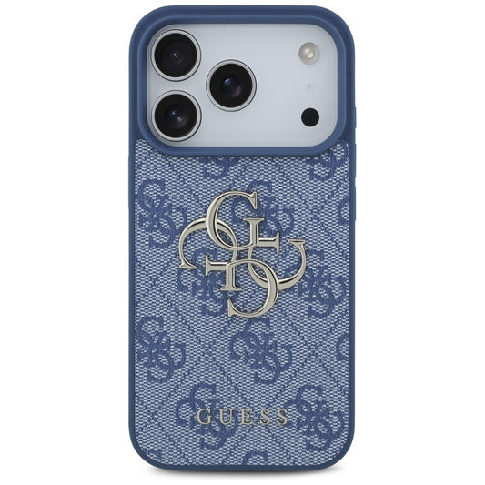 Husa pentru Apple iPhone 17 Pro Max, Guess, 4G Big Logo, Albastra