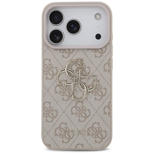 Husa pentru Apple iPhone 17 Pro Max, Guess, 4G Big Logo, Roz