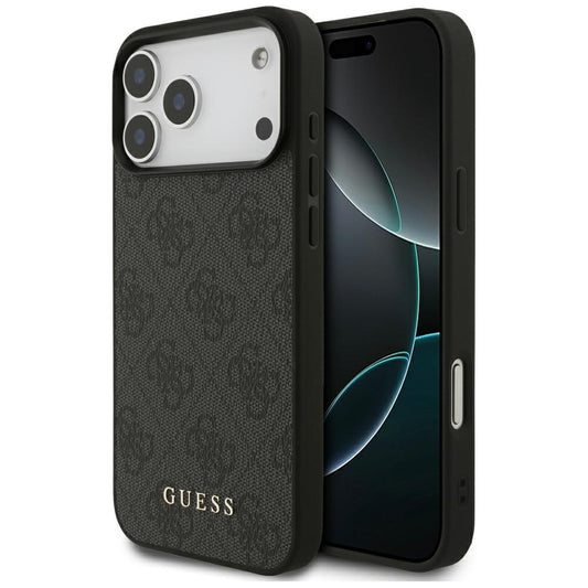 Husa pentru Apple iPhone 17 Pro Max, Guess, 4G Classic, Neagra