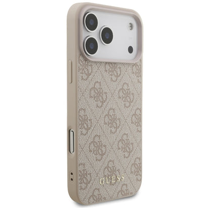 Husa pentru Apple iPhone 17 Pro Max, Guess, 4G Classic, Roz