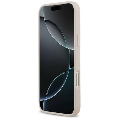 Husa pentru Apple iPhone 17 Pro Max, Guess, 4G Double Card Triangle, Roz
