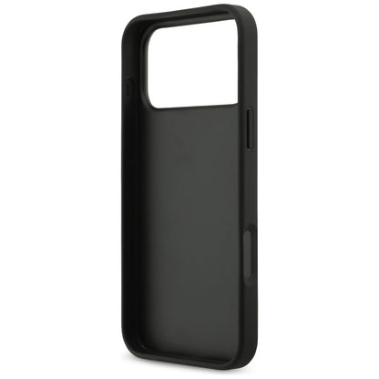 Husa pentru Apple iPhone 17 Pro Max, Guess, 4G Grained Big and Classic Logo, Neagra