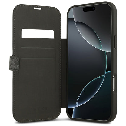 Husa pentru Apple iPhone 17 Pro Max, Guess, 4G Metal Logo, Neagra