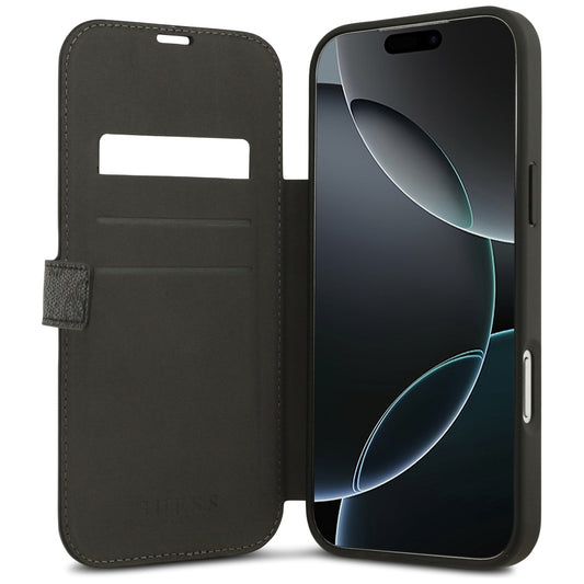 Husa pentru Apple iPhone 17 Pro Max, Guess, 4G Metal Logo, Neagra