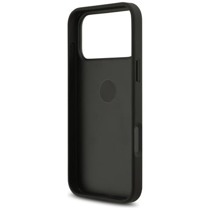 Husa pentru Apple iPhone 17 Pro Max, Guess, 4G Ring Stand, Neagra