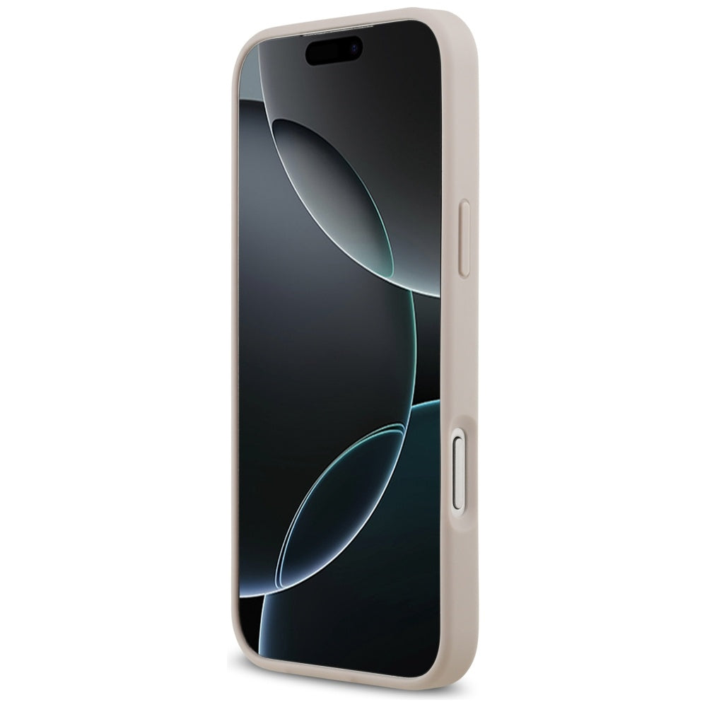 Husa pentru Apple iPhone 17 Pro Max, Guess, 4G Ring Stand, Roz