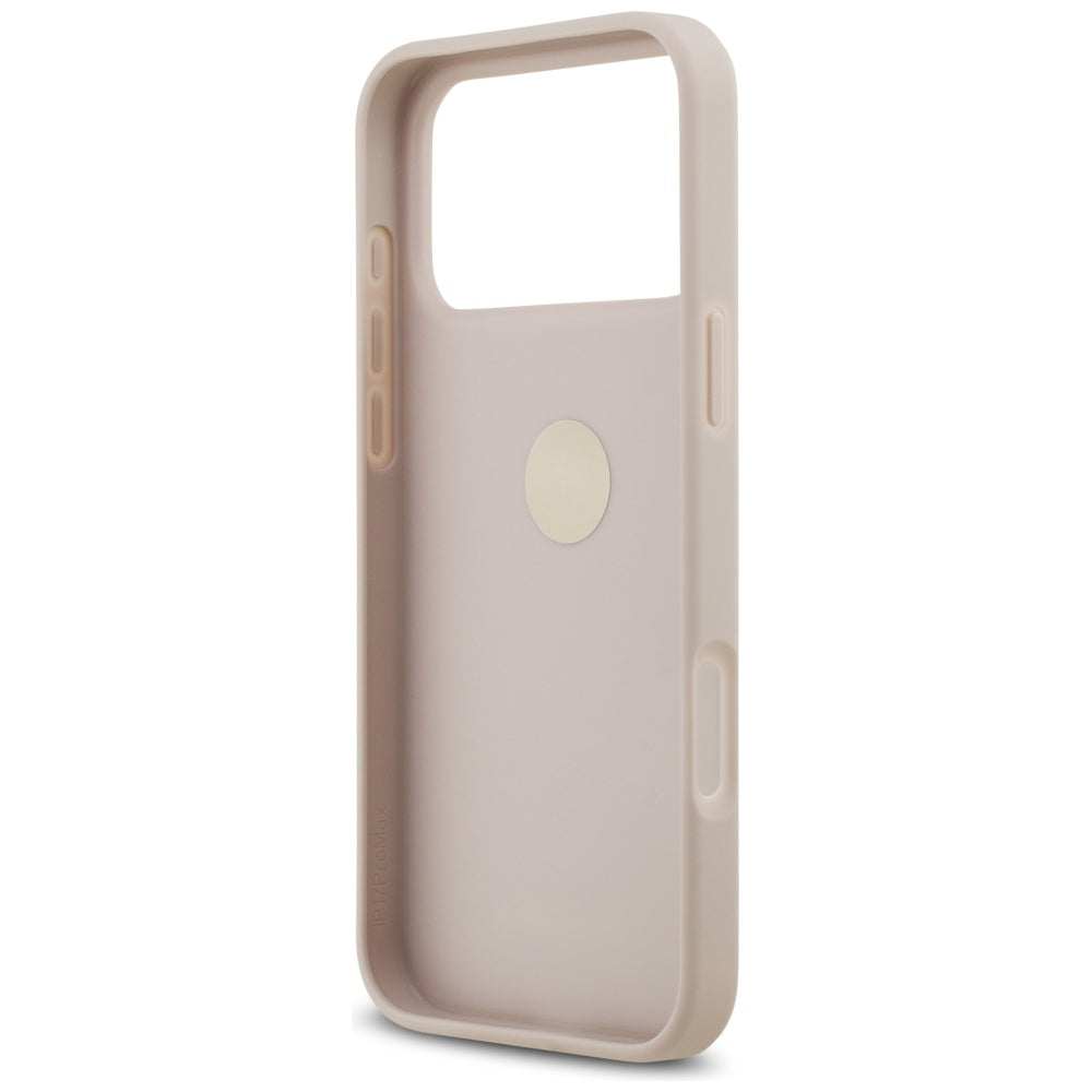 Husa pentru Apple iPhone 17 Pro Max, Guess, 4G Ring Stand, Roz