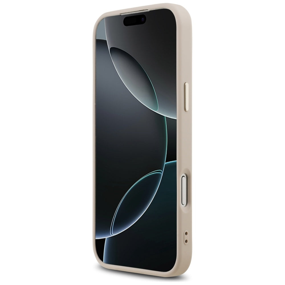 Husa pentru Apple iPhone 17 Pro Max, Guess, Big 4G Logo Classic, Roz Aurie