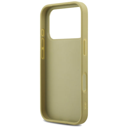 Husa pentru Apple iPhone 17 Pro Max, Guess, Fixed Glitter Big 4G, Aurie