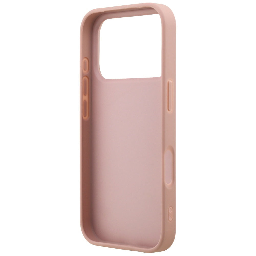 Husa pentru Apple iPhone 17 Pro Max, Guess, Fixed Glitter Big 4G, Roz