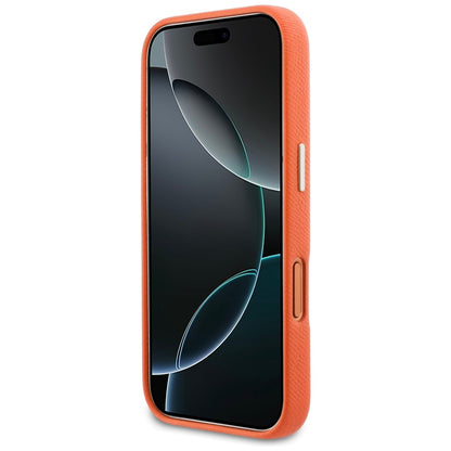 Husa pentru Apple iPhone 17 Pro Max, GUESS, Resin Logo, Portocalie