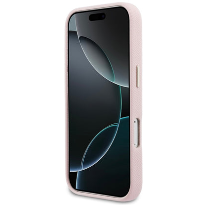 Husa pentru Apple iPhone 17 Pro Max, Guess, Resin Logo, Roz