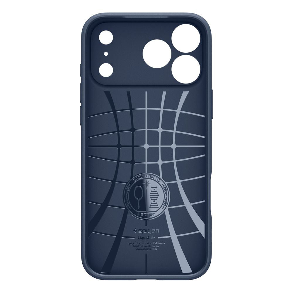 Husa pentru Apple iPhone 17 Pro Max, Spigen, Liquid Air, Bleumarin