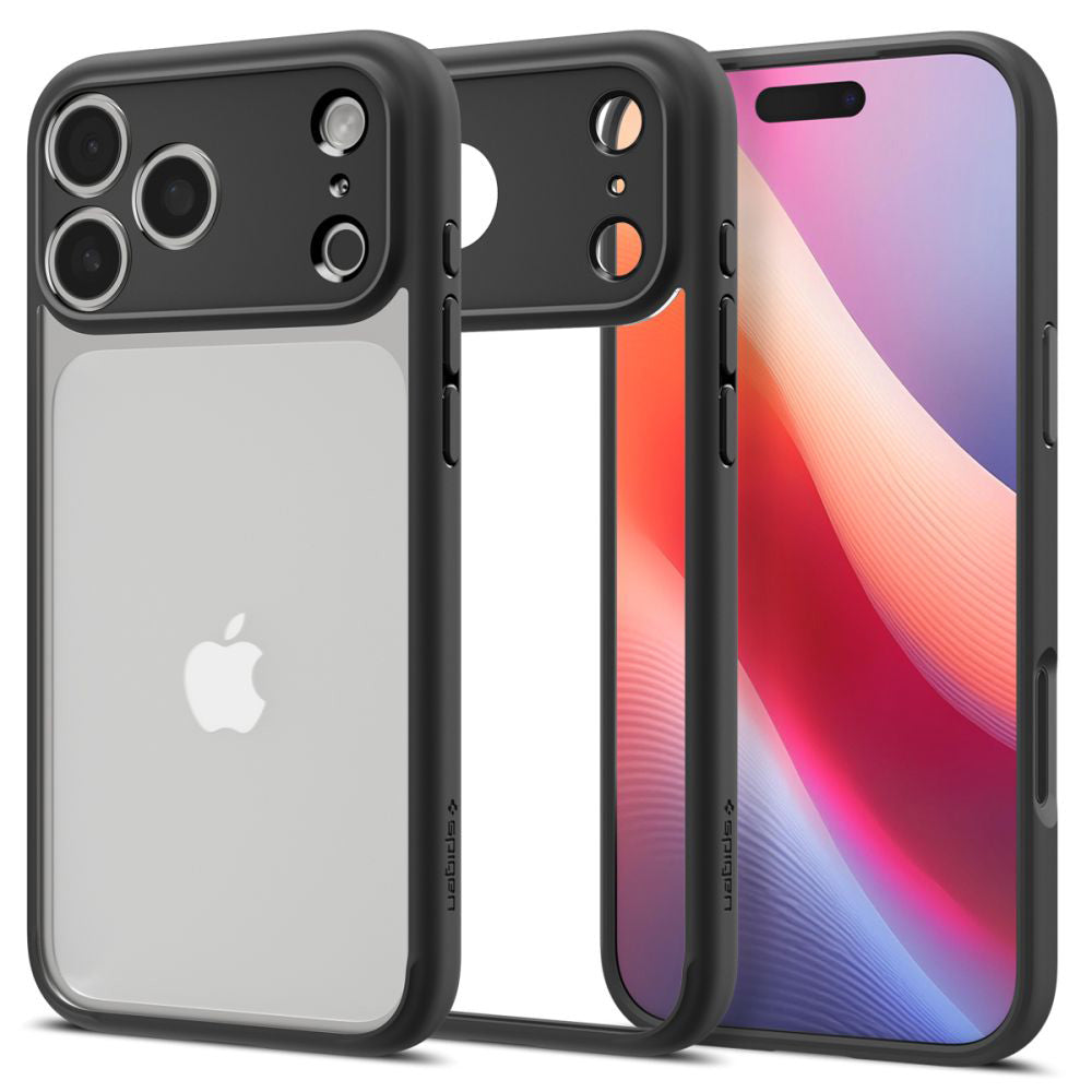 Husa pentru Apple iPhone 17 Pro Max, Spigen, Ultra Hybrid, Neagra Mata
