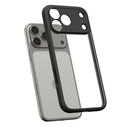 Husa pentru Apple iPhone 17 Pro Max, Spigen, Ultra Hybrid, Neagra Mata