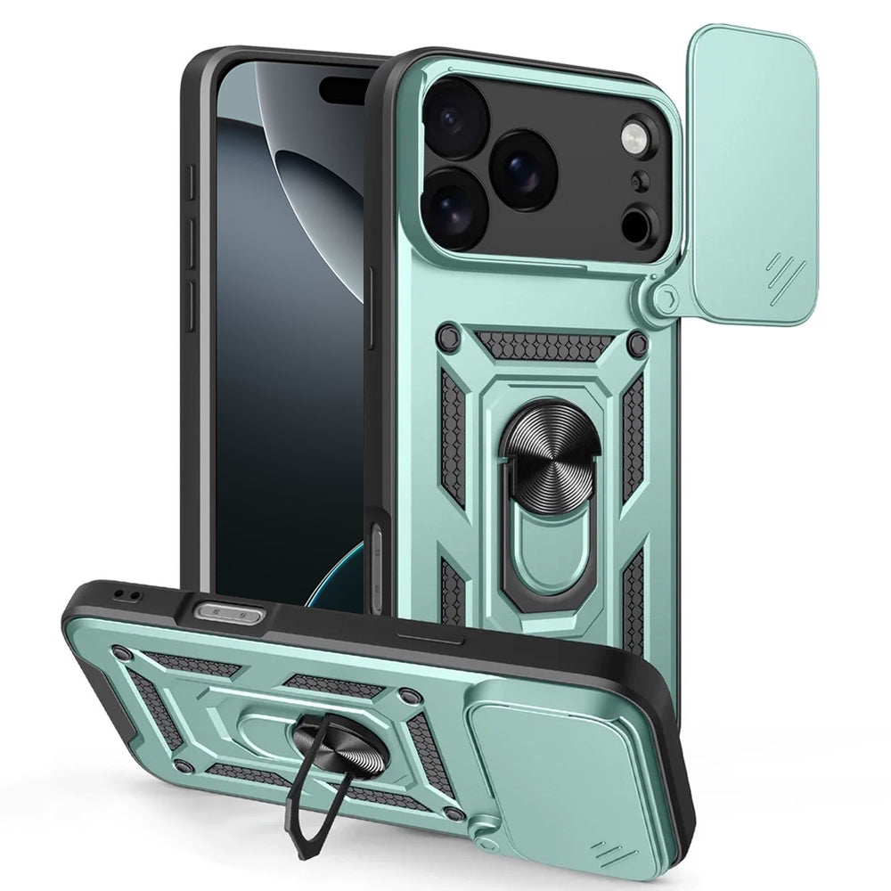 Husa pentru Apple iPhone 17 Pro Max, Techsuit, CamShield, Verde