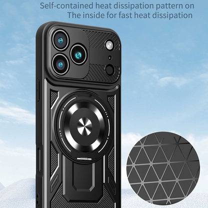 Husa pentru Apple iPhone 17 Pro Max, Techsuit, RuggedCam, Albastra