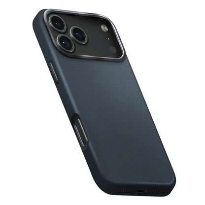 Husa pentru Apple iPhone 17 Pro Max, UNIQ, Lyden Leatherette, Albastra