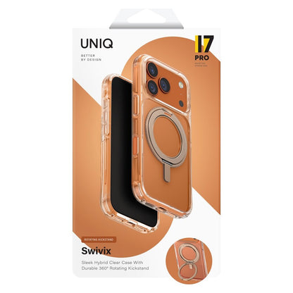 Husa pentru Apple iPhone 17 Pro Max, UNIQ, Swivix, Aurie