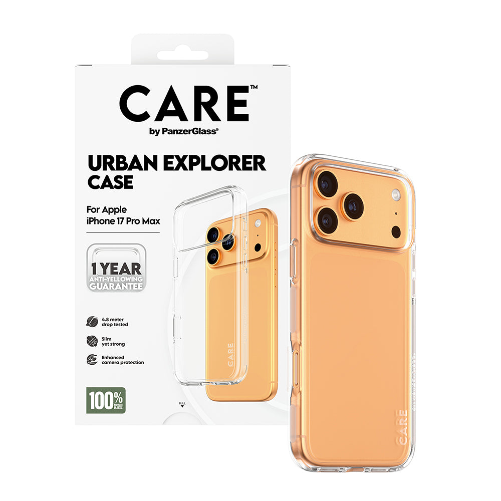Husa pentru Apple iPhone 17 Pro, PanzerGlass, Care Urban Explorer, Transparenta