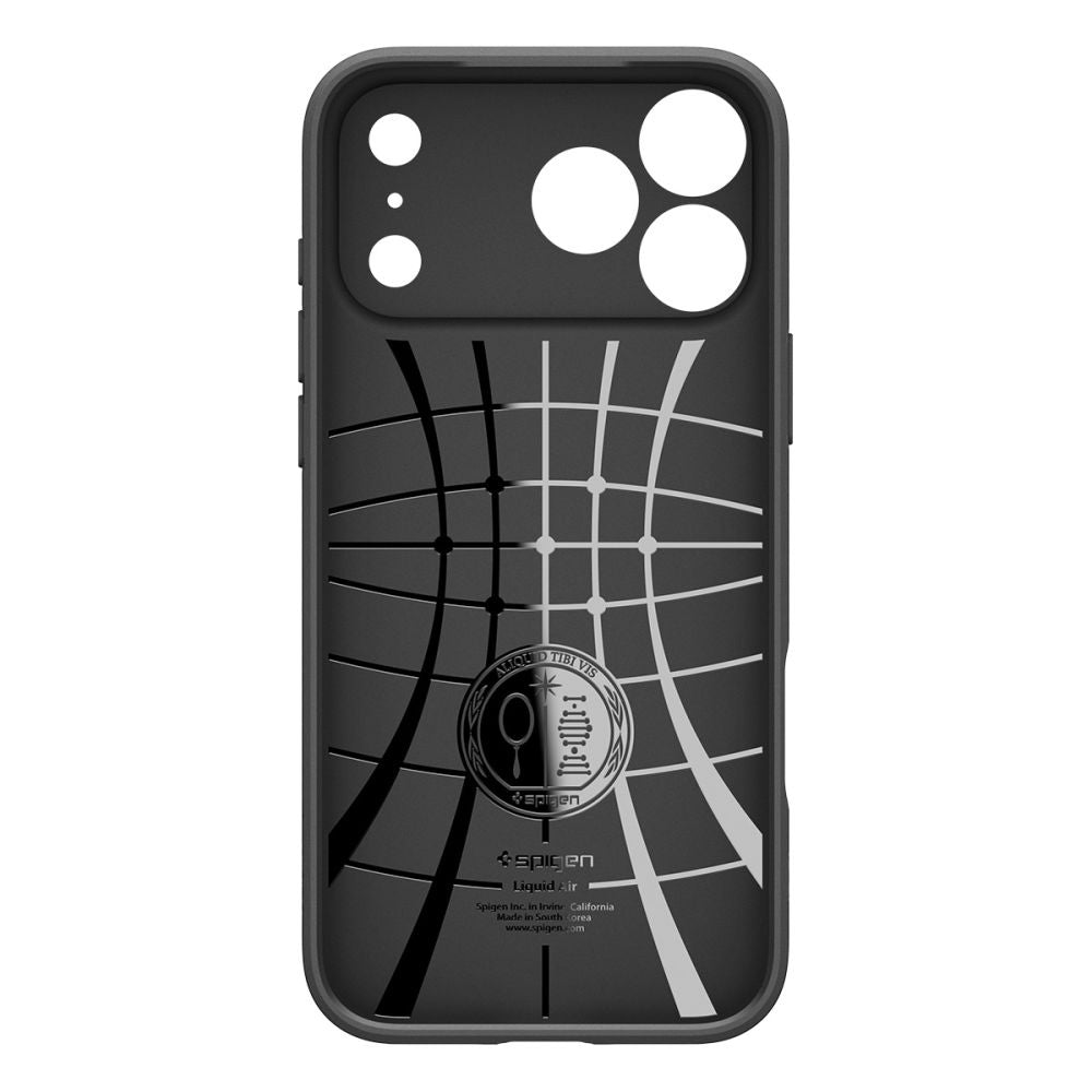 Husa pentru Apple iPhone 17 Pro, Spigen, Liquid Air, Neagra Mata
