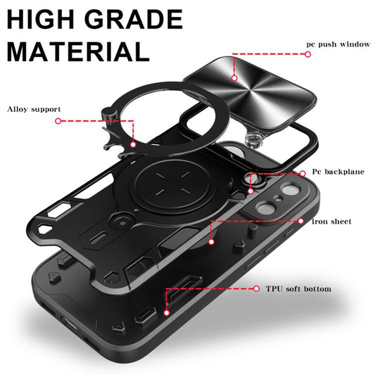 Husa pentru Apple iPhone 17 Pro, Techsuit, CamGuard Pro, Roz Aurie