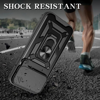Husa pentru Apple iPhone 17 Pro, Techsuit, CamShield, Albastra