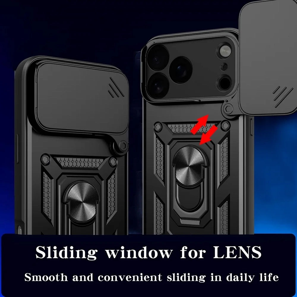 Husa pentru Apple iPhone 17 Pro, Techsuit, CamShield, Albastra