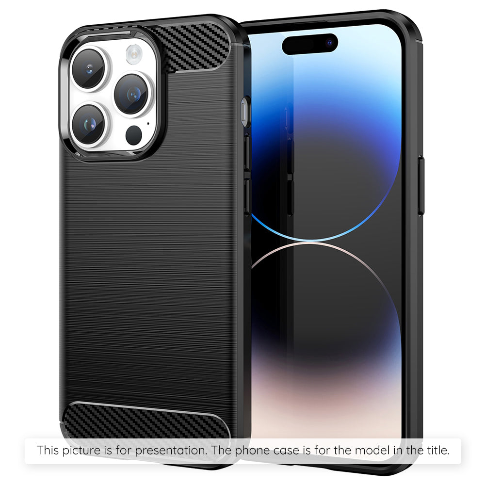 Husa pentru Apple iPhone 17 Pro, Techsuit, Carbon, Neagra