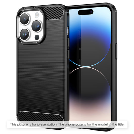 Husa pentru Apple iPhone 17 Pro, Techsuit, Carbon, Neagra