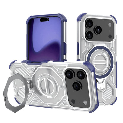Husa pentru Apple iPhone 17 Pro, Techsuit, Carbon Shield Pro, Albastra