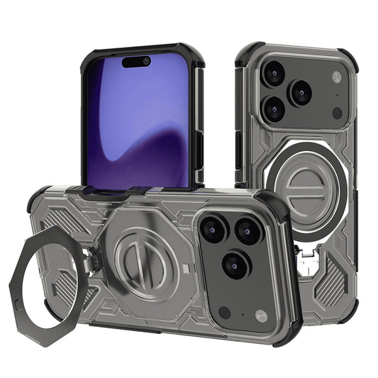 Husa pentru Apple iPhone 17 Pro, Techsuit, Carbon Shield Pro, Neagra Deschisa