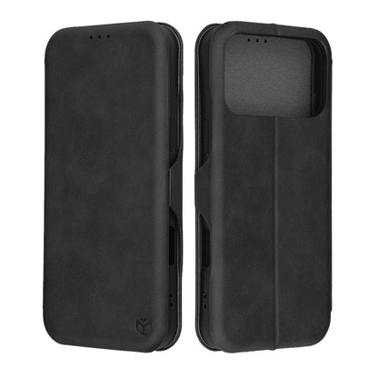 Husa pentru Apple iPhone 17 Pro, Techsuit, Safe Wallet Plus, Neagra