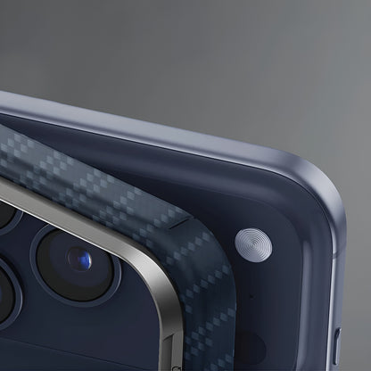 Husa MagSafe pentru Apple iPhone 17 Pro, UNIQ, Keva MagClick, Bleumarin