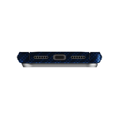 Husa MagSafe pentru Apple iPhone 17 Pro, UNIQ, Keva MagClick, Denim