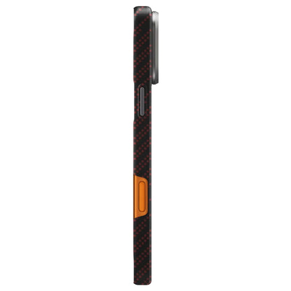 Husa MagSafe pentru Apple iPhone 17 Pro, UNIQ, Keva MagClick, Neagra Rosie