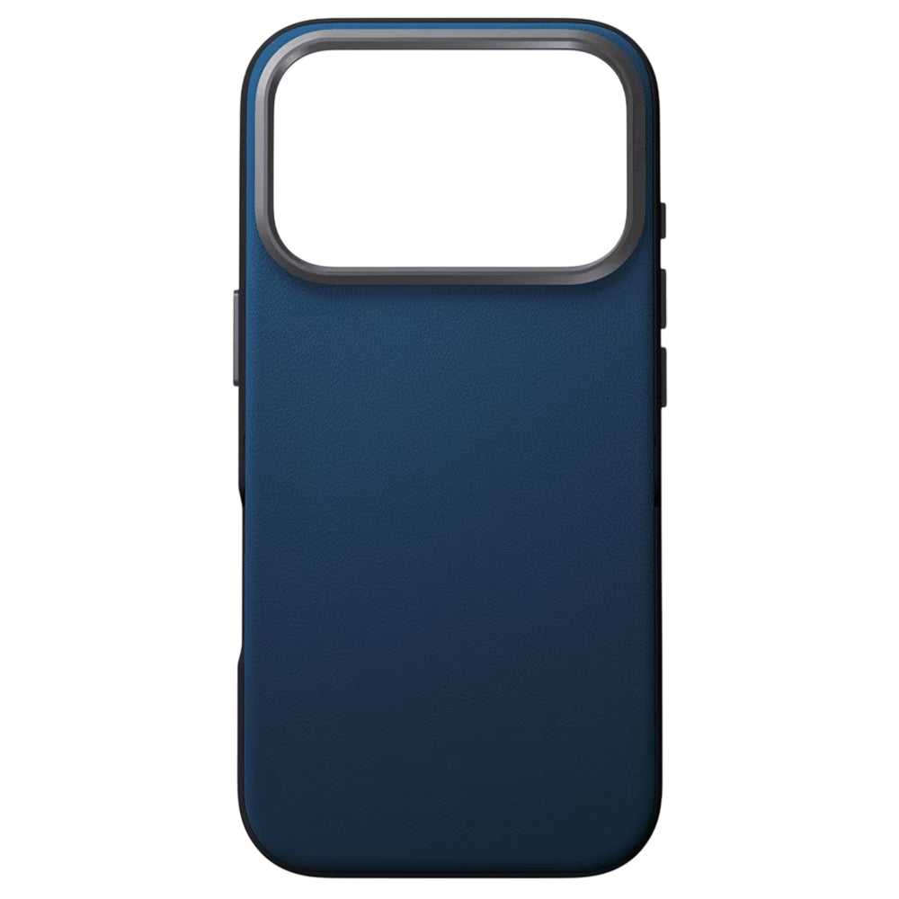 Husa pentru Apple iPhone 17 Pro, UNIQ, Lyden Leatherette, Albastra Neagra