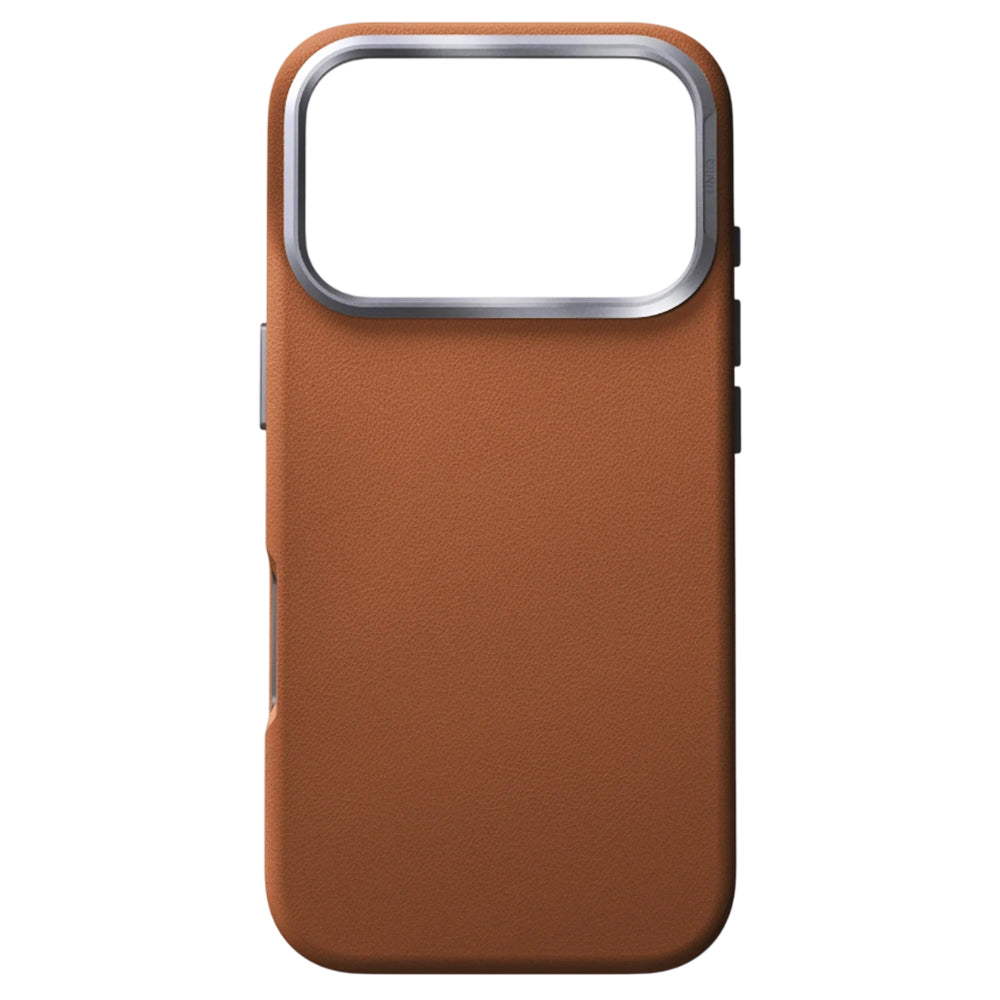 Husa pentru Apple iPhone 17 Pro, UNIQ, Lyden Leatherette, Maro