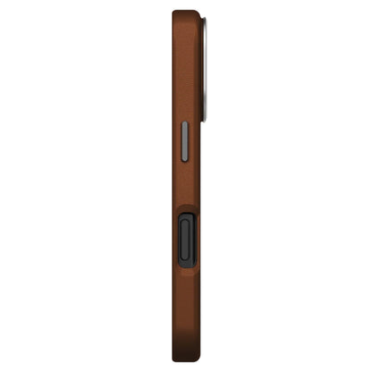 Husa pentru Apple iPhone 17 Pro, UNIQ, Lyden Leatherette, Maro