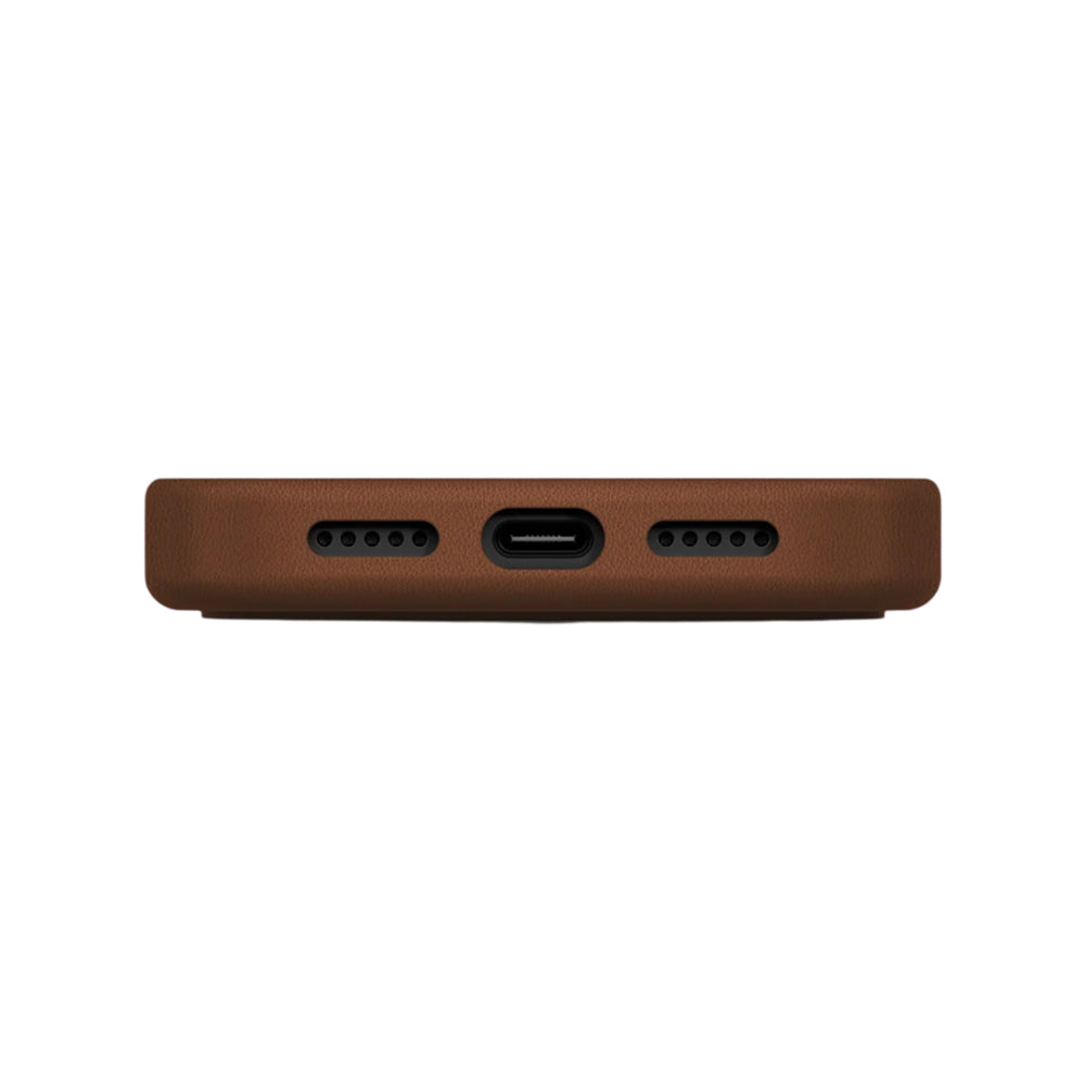 Husa pentru Apple iPhone 17 Pro, UNIQ, Lyden Leatherette, Maro