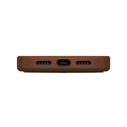 Husa pentru Apple iPhone 17 Pro, UNIQ, Lyden Leatherette, Maro