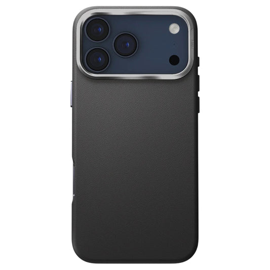 Husa pentru Apple iPhone 17 Pro, UNIQ, Lyden Leatherette, Neagra
